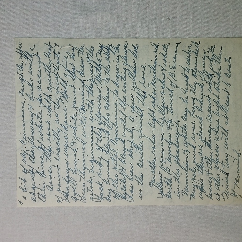 Rare Vintage Chippendale Tray Hand Written Instructions 3 Shades of Gold Design - Picture 6 of 12